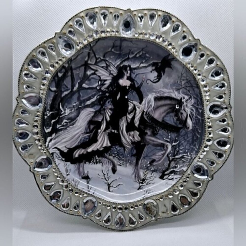 Nene Thomas Ice Princess Crystal Enchantment Fantasy Collector Plate Bradford